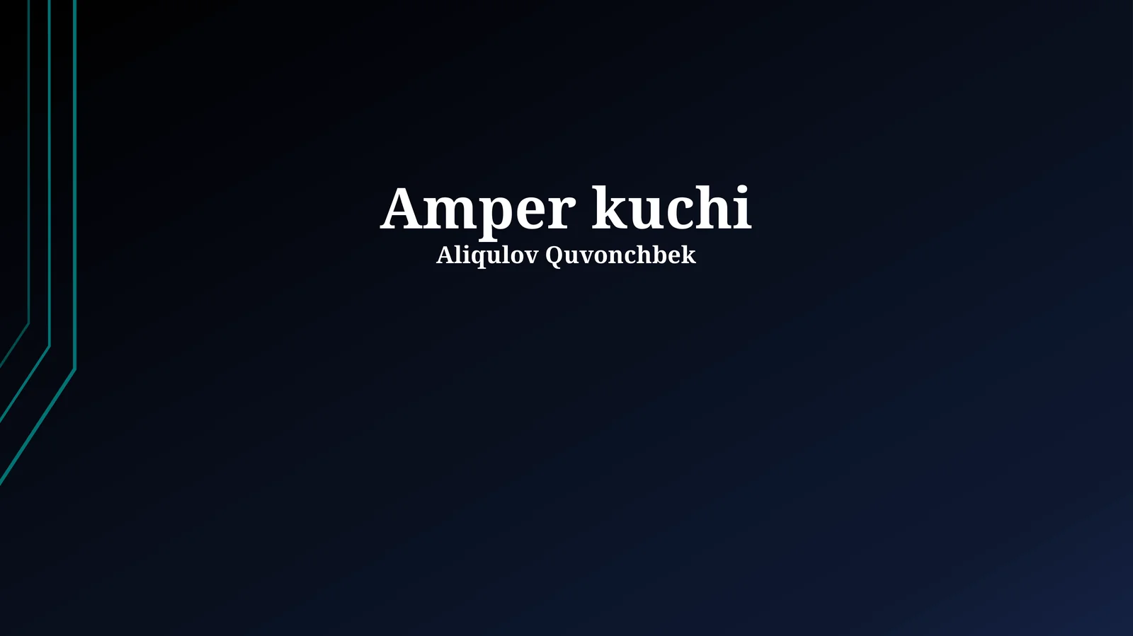 Amper kuchi 1