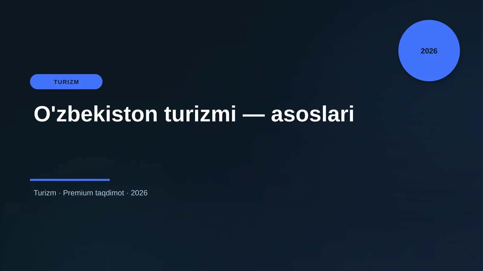 TURIZM 1