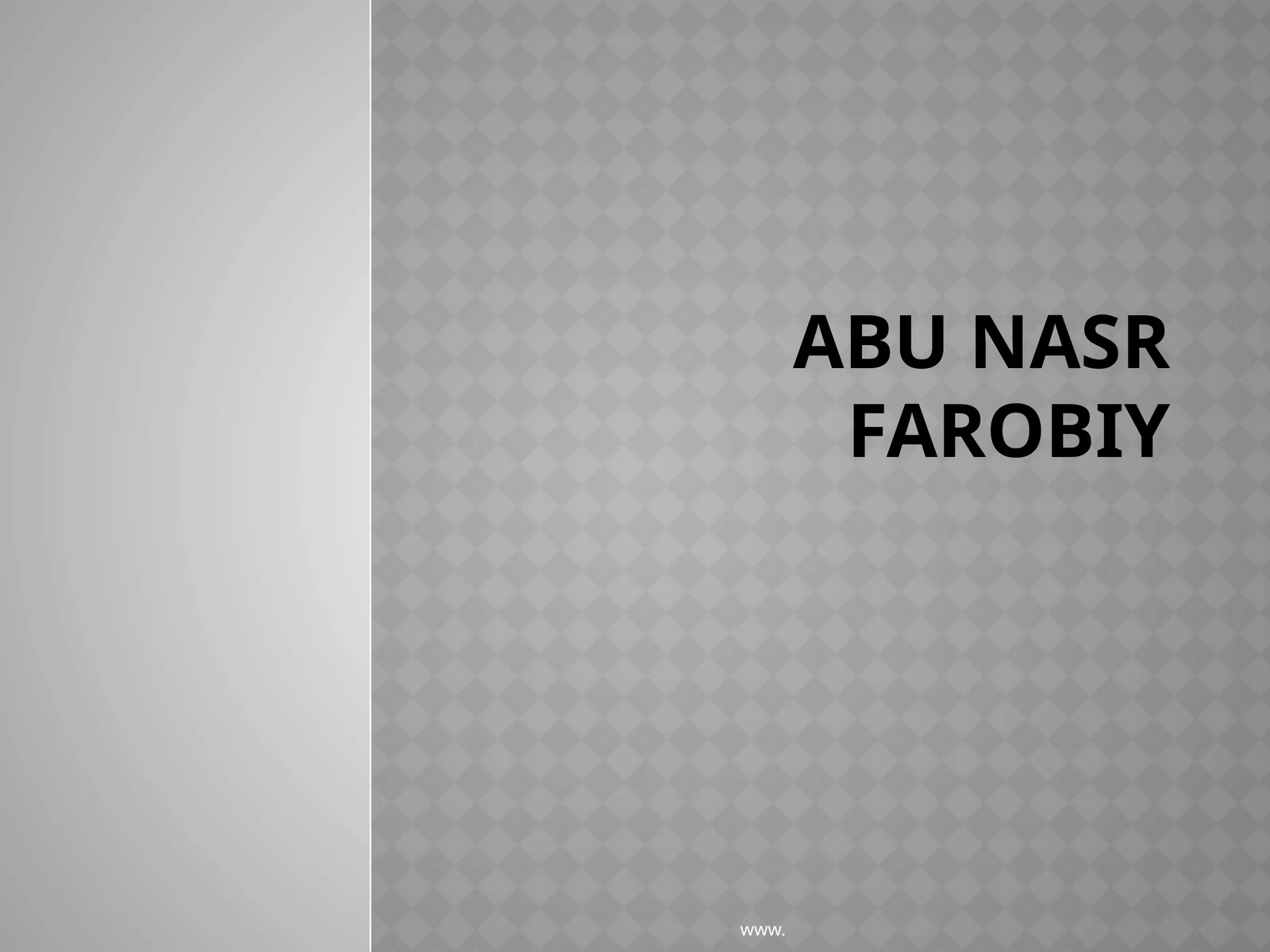 Abu Nasr Farobiy 1