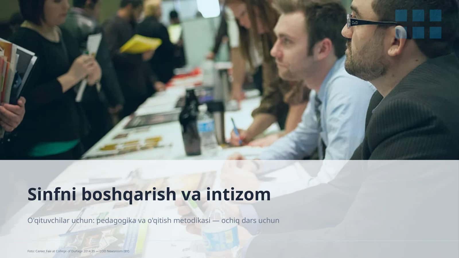 Sinfni boshqarish va intizom 1