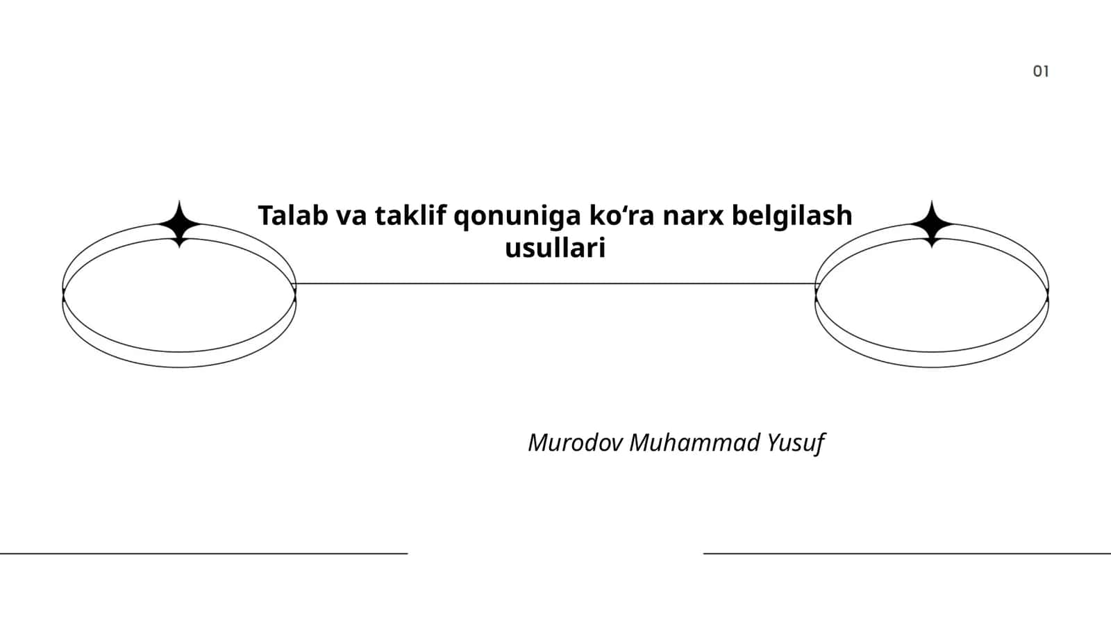 Talab va taklif qonuniga ko‘ra narx belgilash usullari 1