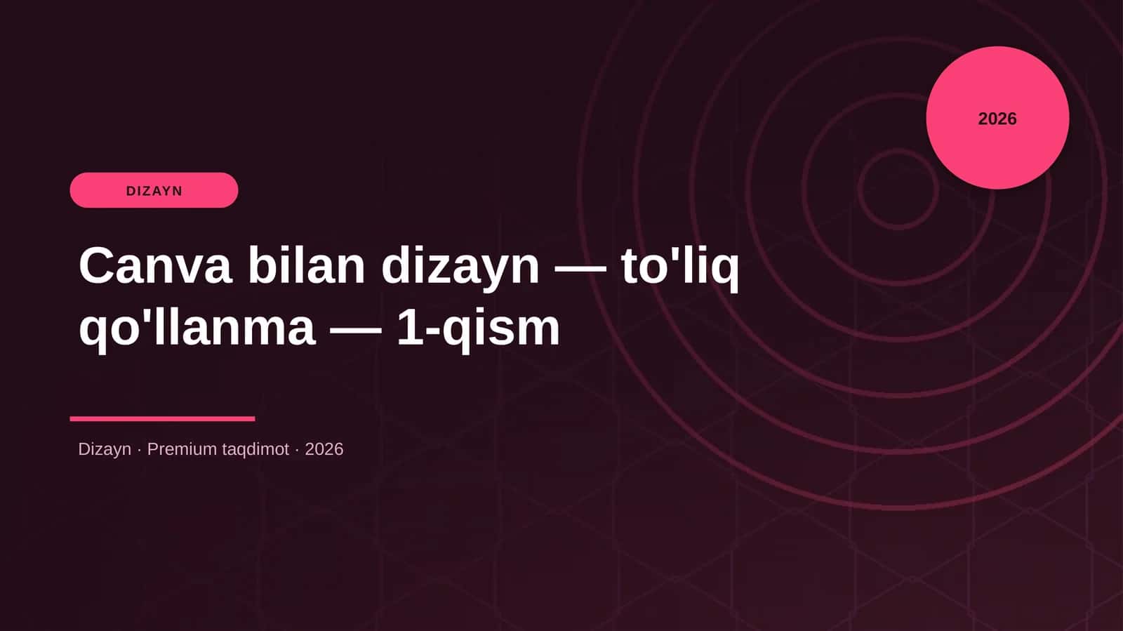 Canva bilan dizayn 1