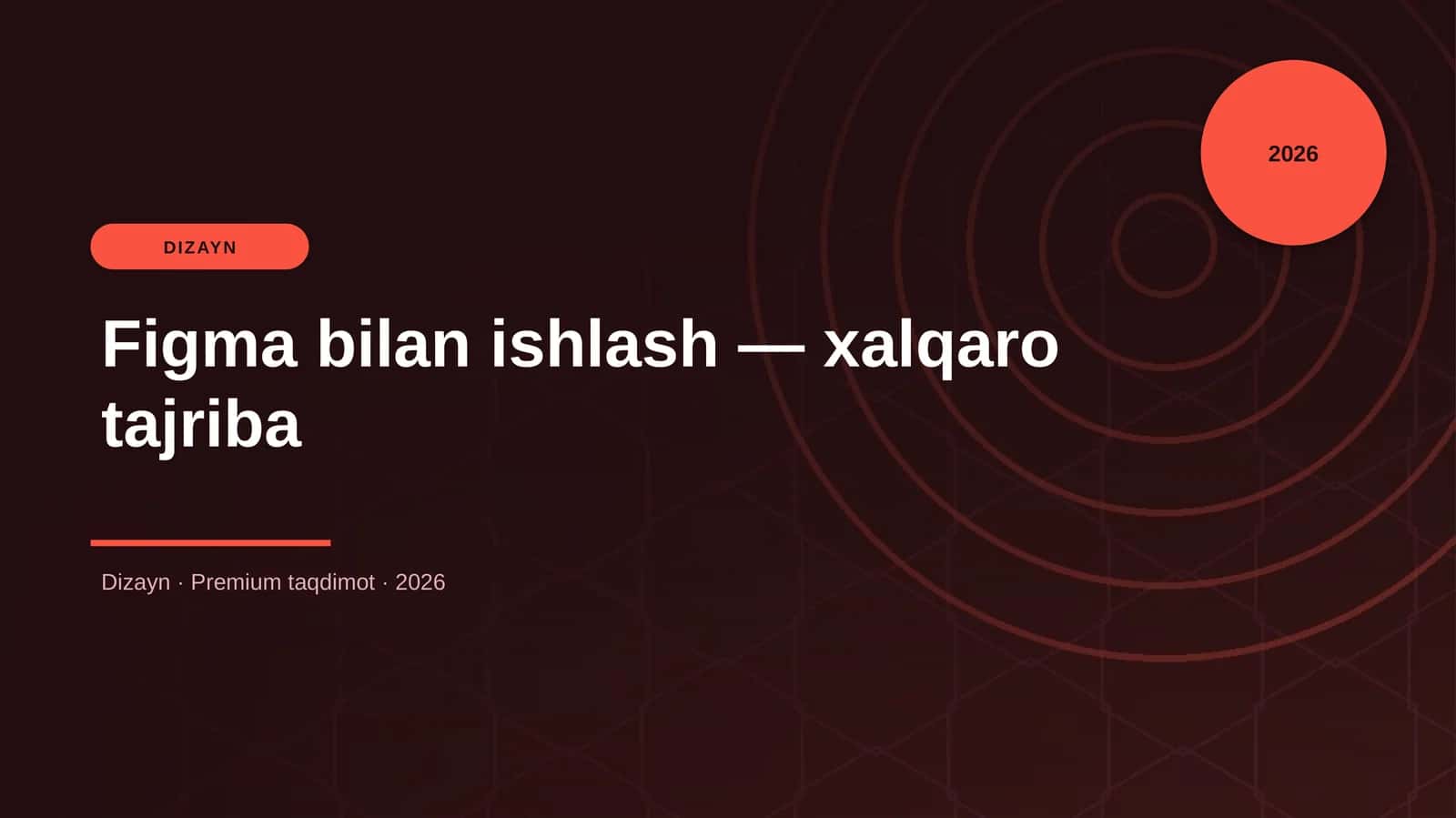 Figma bilan ishlash — xalqaro tajriba 1