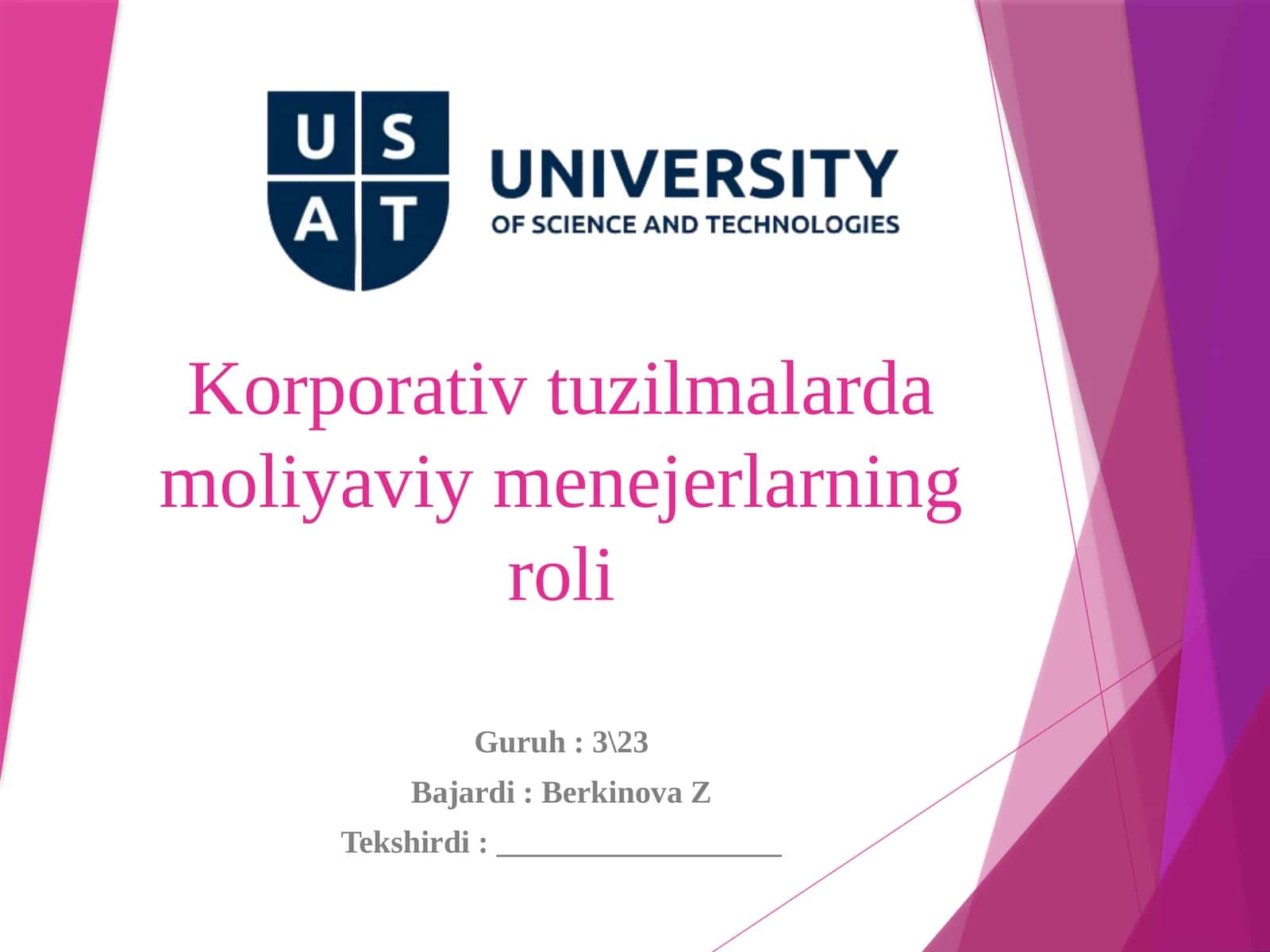 Korporativ tuzilmalarda moliyaviy menjerlarning roli 1