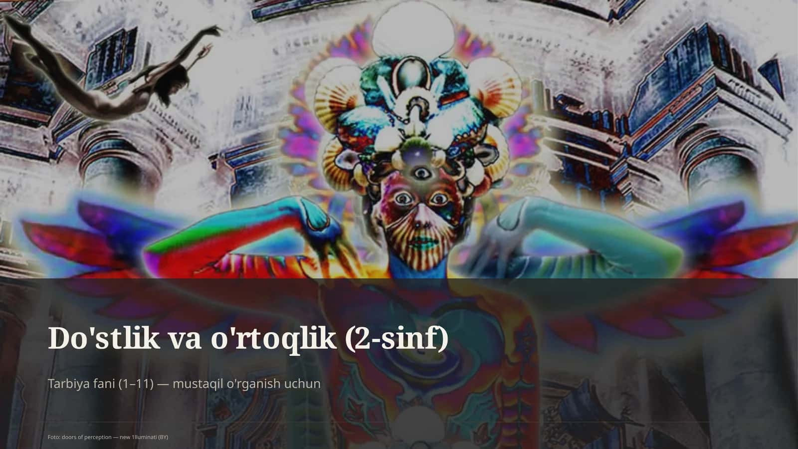 Do'stlik va o'rtoqlik (2-sinf) 1