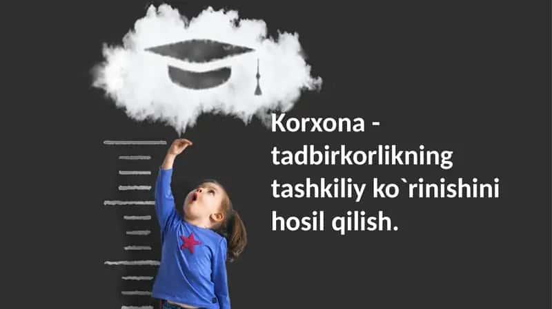 Korxona-tadbirkorlikning tashkiliy ko`rinishini hosil qilish 1