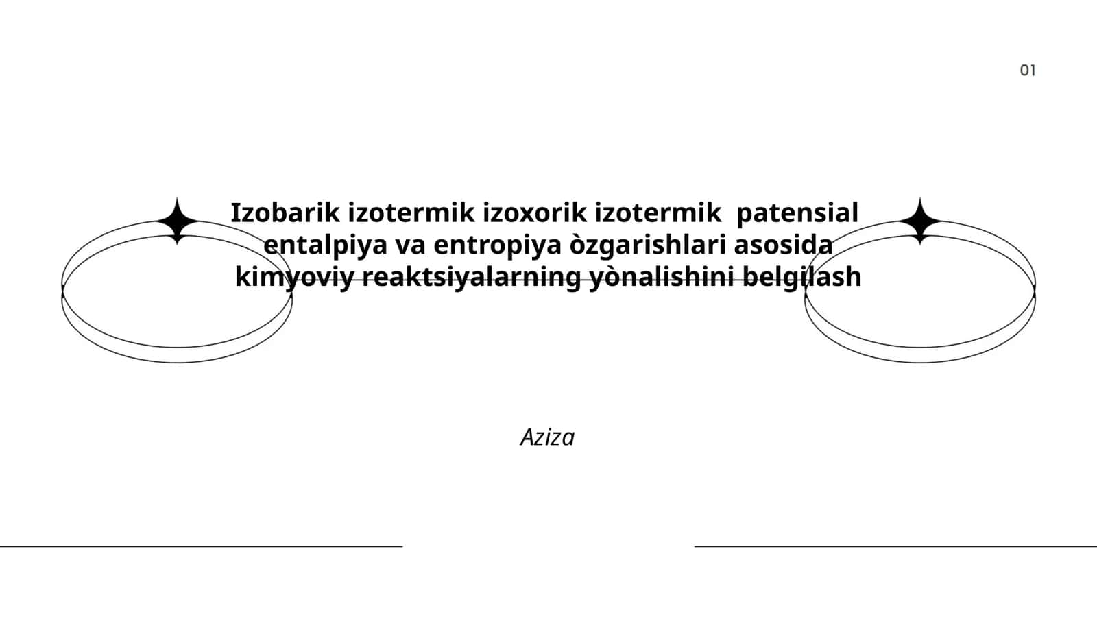 Izobarik izotermik izoxorik izotermik patensial entalpiya va entropiya òzgarishlari asosida kimyoviy reaktsiyalarning yònalishini belgilash 1