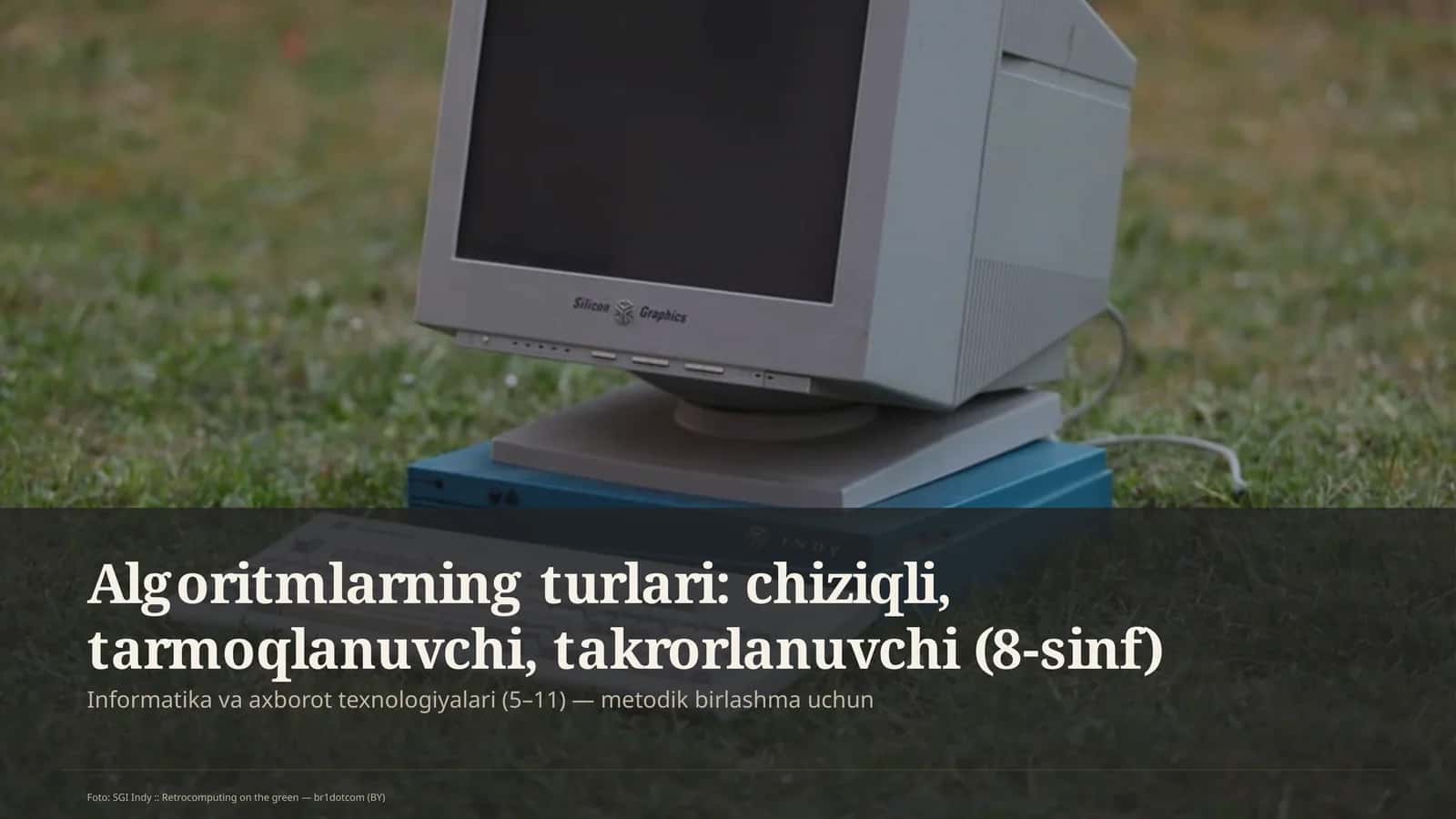 Algoritmlarning turlari: chiziqli, tarmoqlanuvchi, takrorlanuvchi (8-sinf) 1