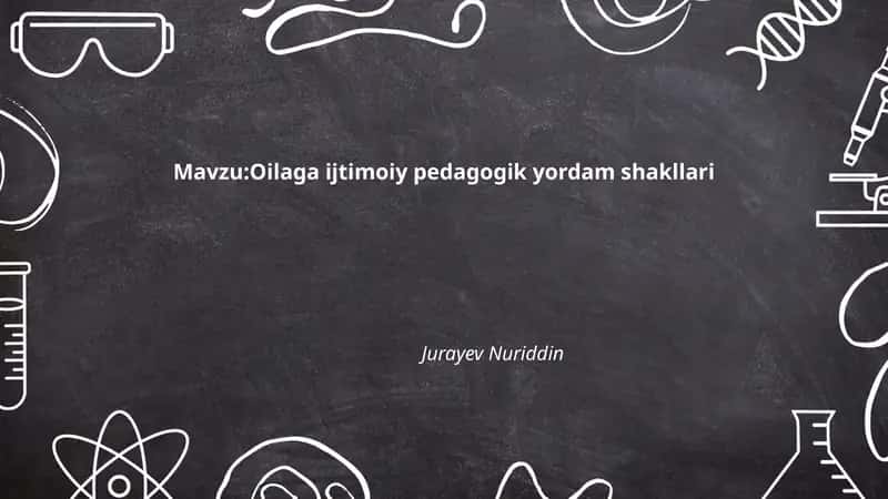 Oilaga individual ijtimoiy-pedagogik konsultatsiya 1