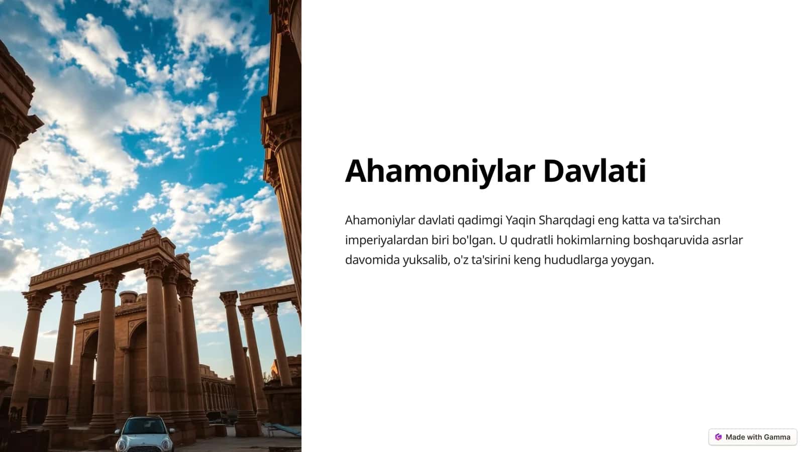 Ahamoniylar-Davlati 1