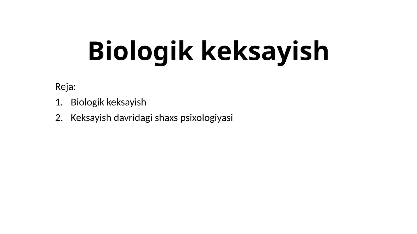 Biologik eksayish 1