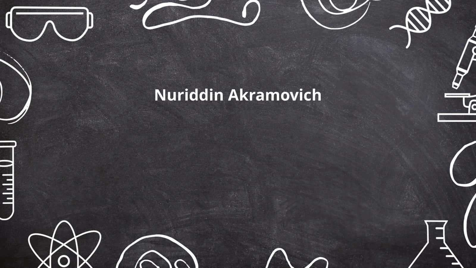 Nuriddin Akramovich 1