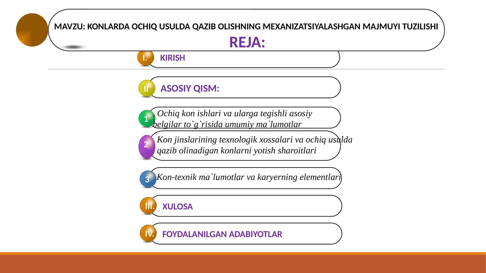 Konlarda Ochiq Usulda Qazib Olishning Mexanizatsiyalashgan Majmu'yatuzilishi 1