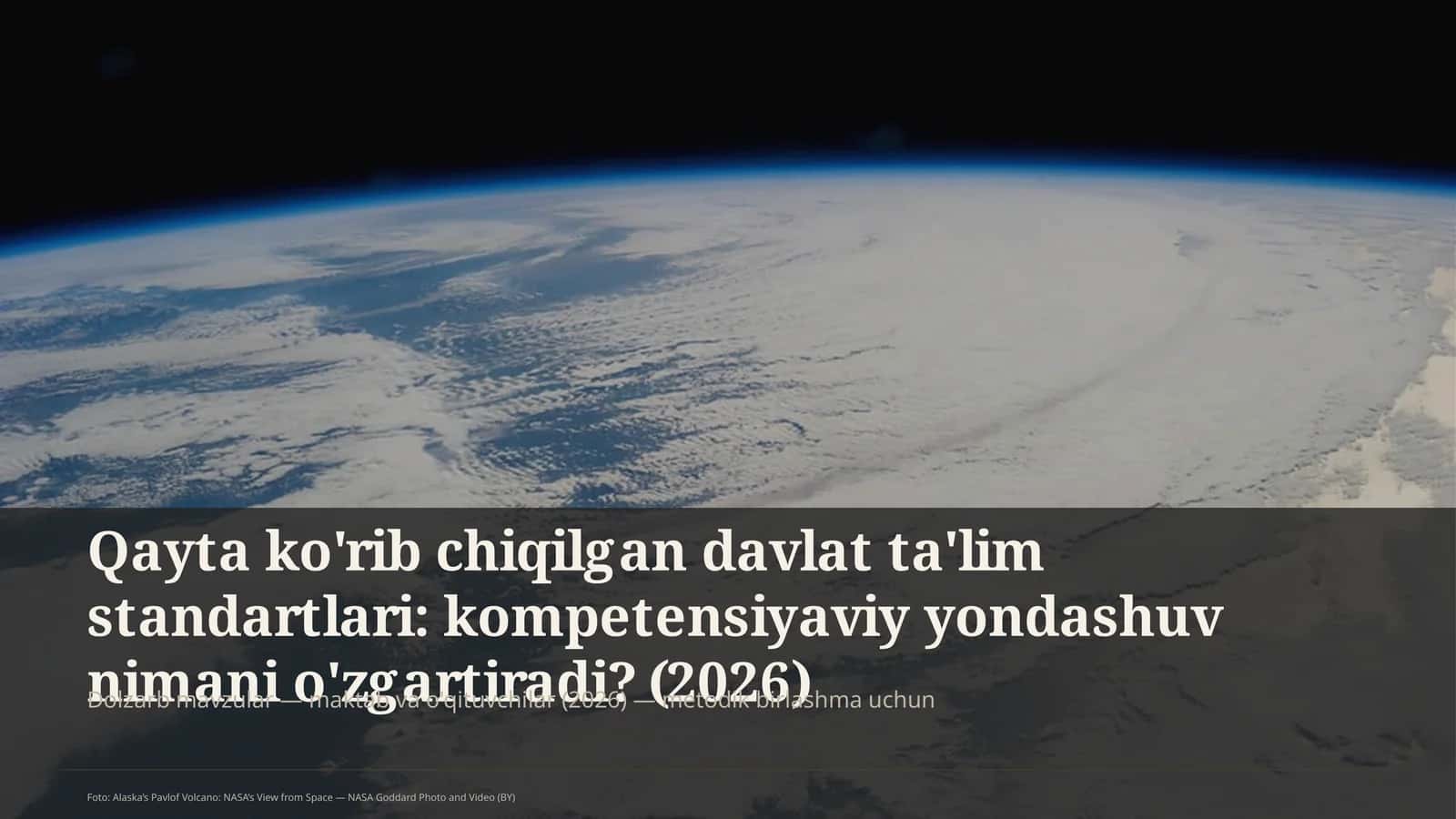 Dolzarb mavzular — maktab va o'qituvchilar 1