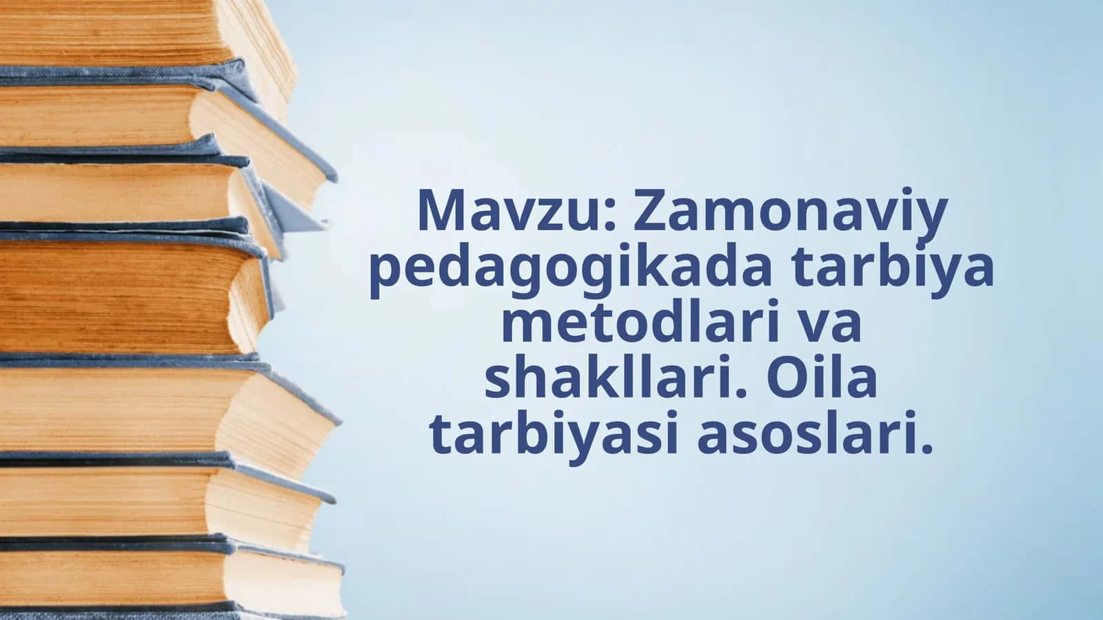 Zamonaviy pedagogika tartibi 1
