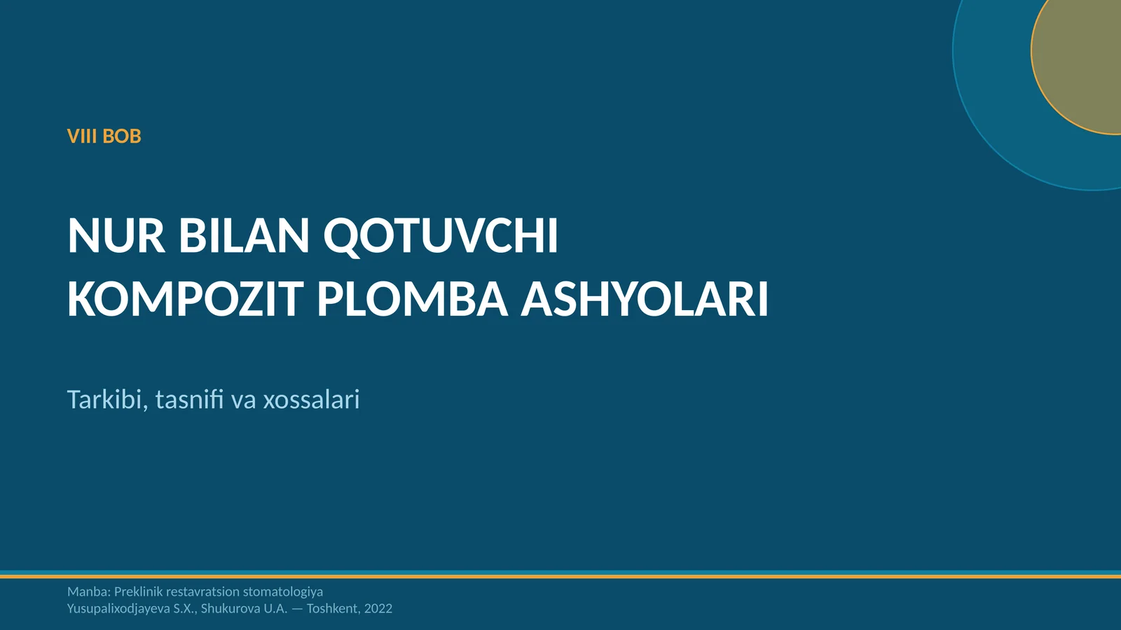 KOMPOZIT PLOMBA ASHYOLARI 1
