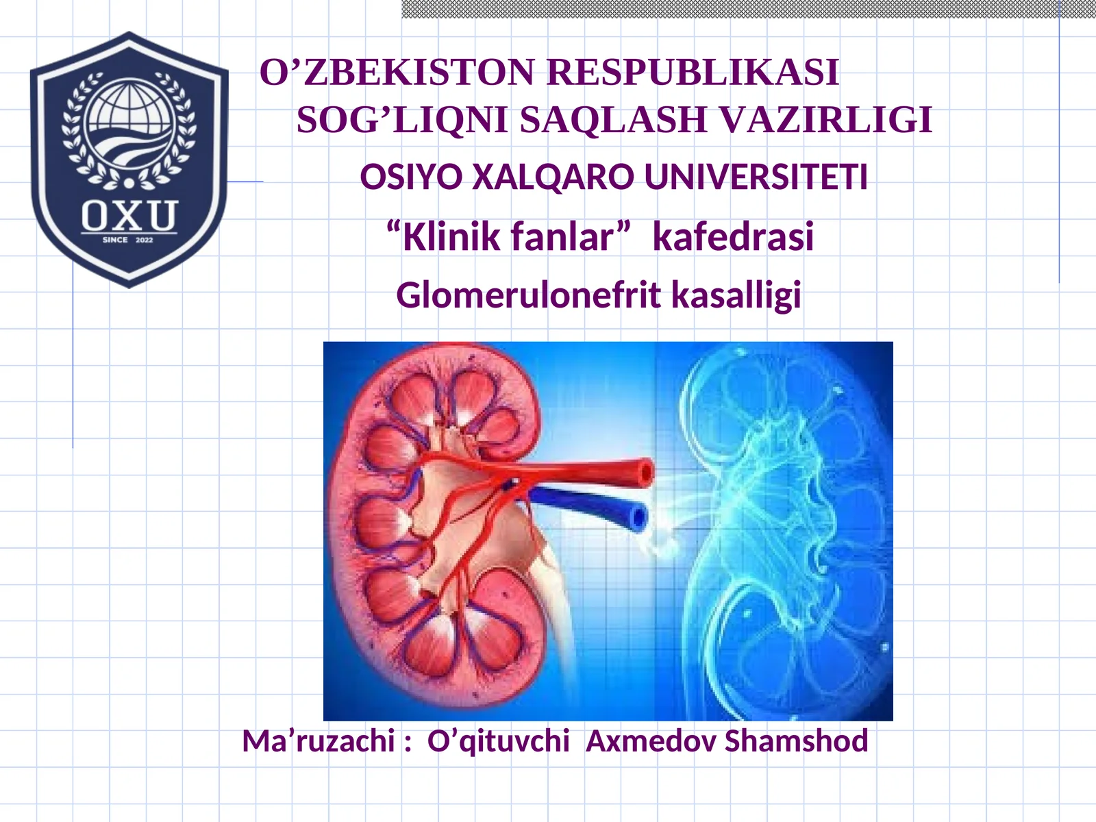 Glomerulonefrit kasalligi 1