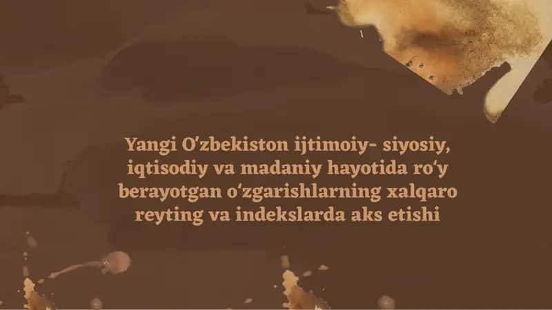 Ijtimoiy va siyosiy o'zgarishlar va xalqaro reytinglar 1