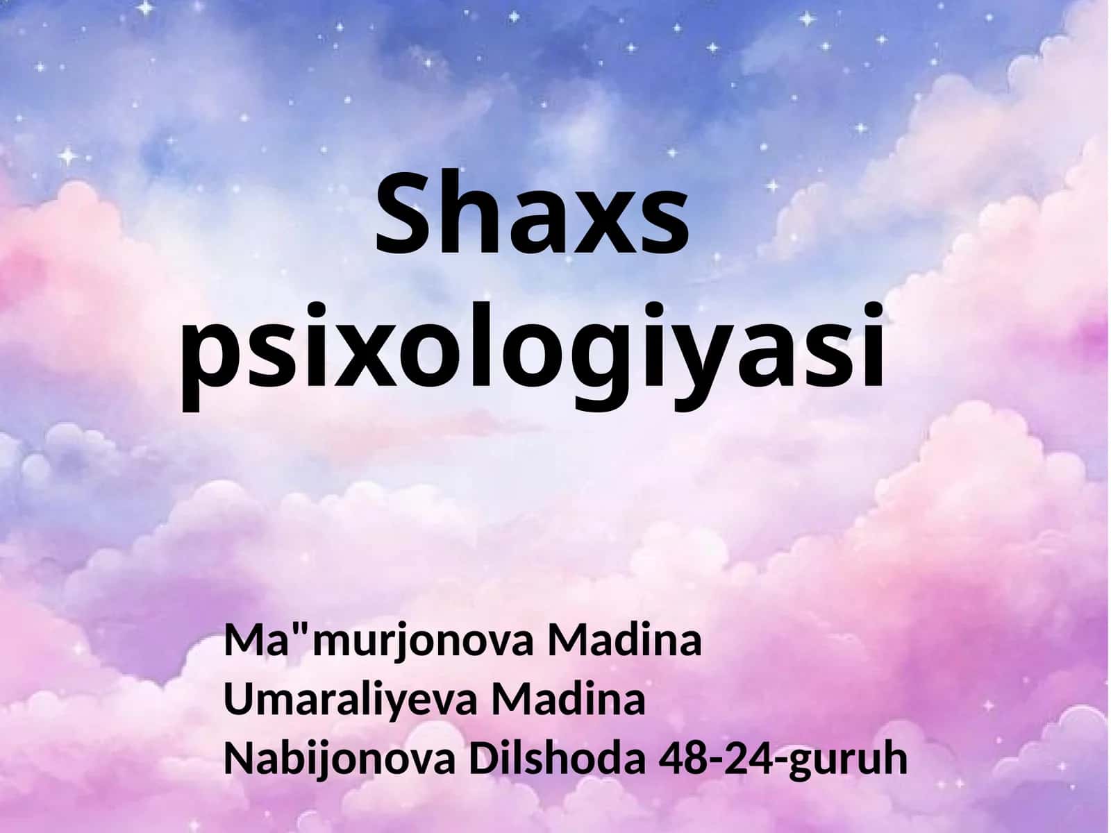 Shaxspsixologiyasi 1