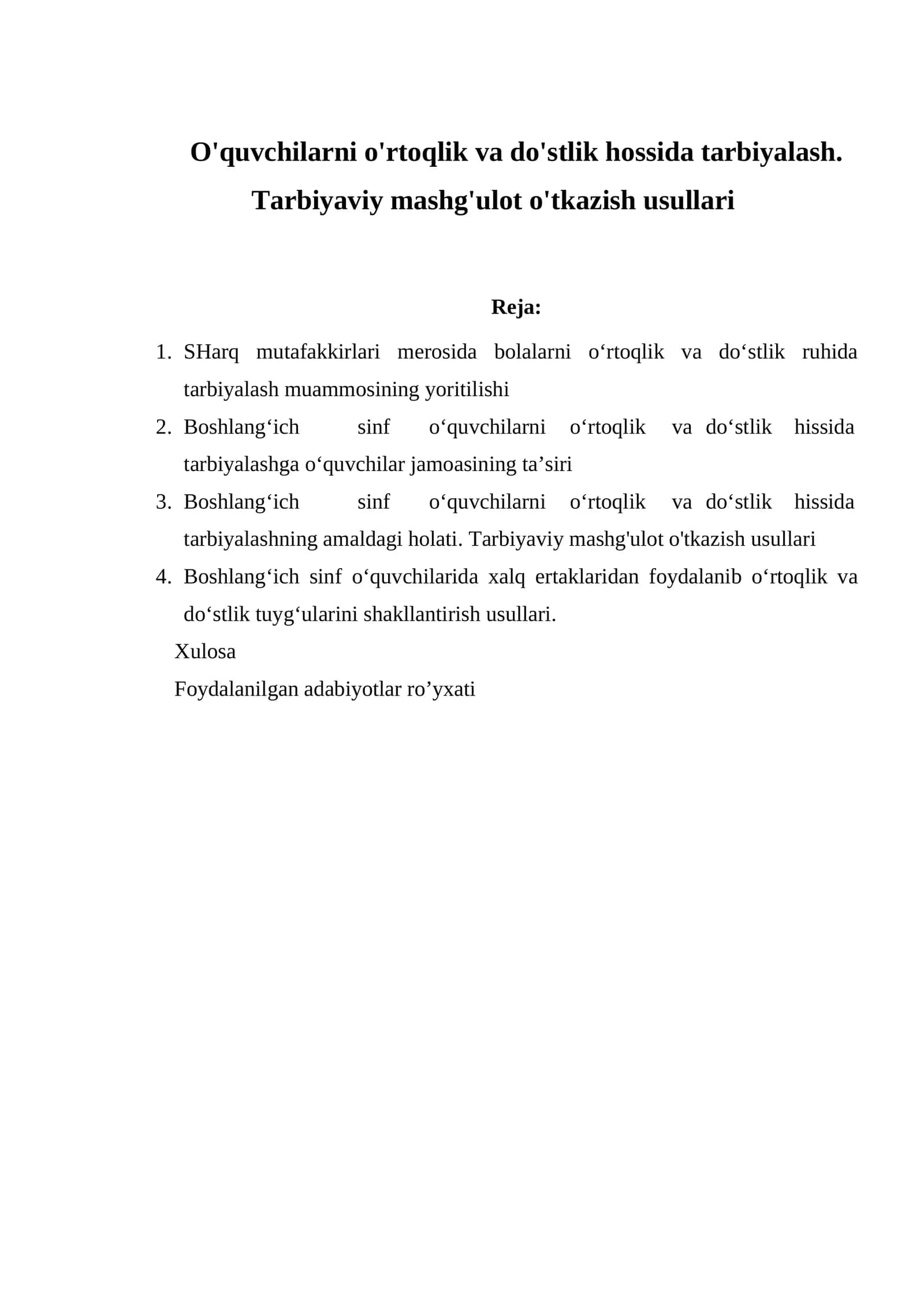 Bolalar Tarbiyalash Usullari 1