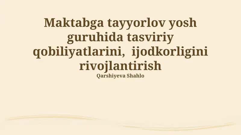 Fazoda yo'nalish va makonda joylashuvni tushunish 1
