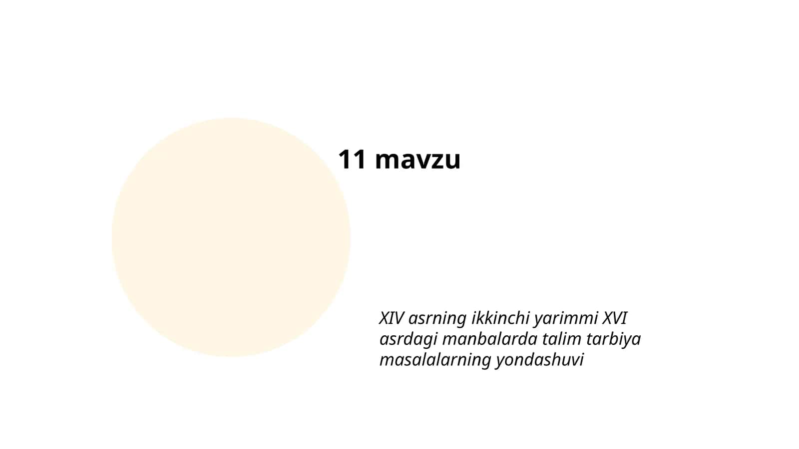 11-mavzu umumiy tushunchalari 1