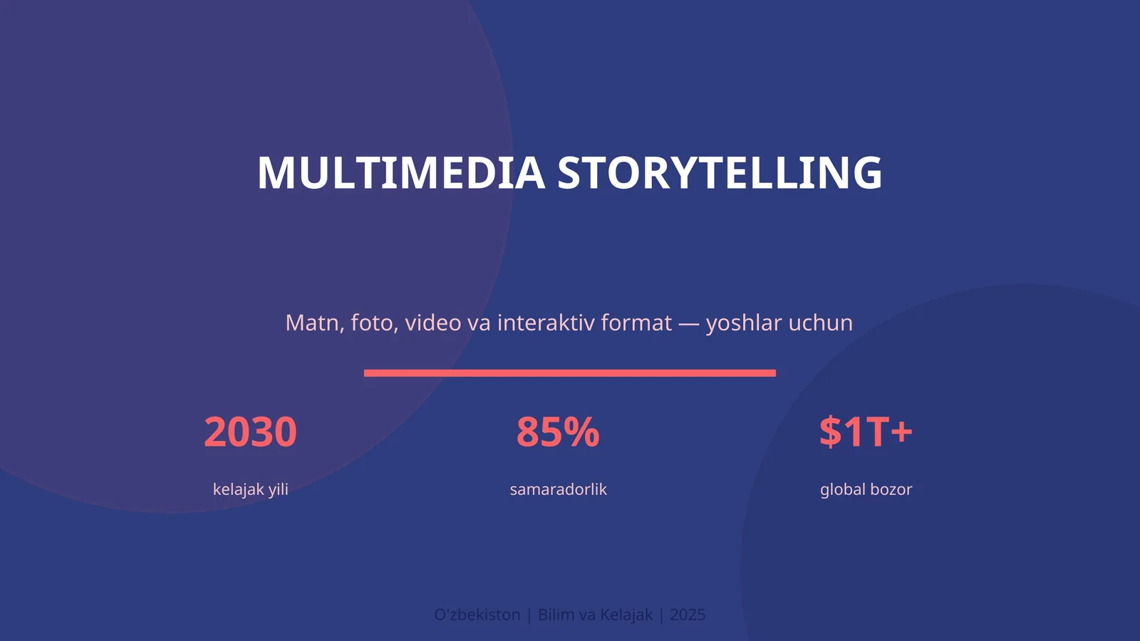 Multimedia storytelling 1