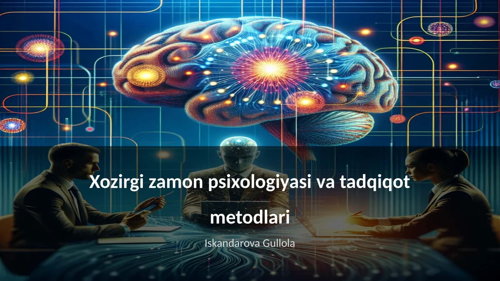 Zamonaviy psixologiya va tadqiqot metodlari 1