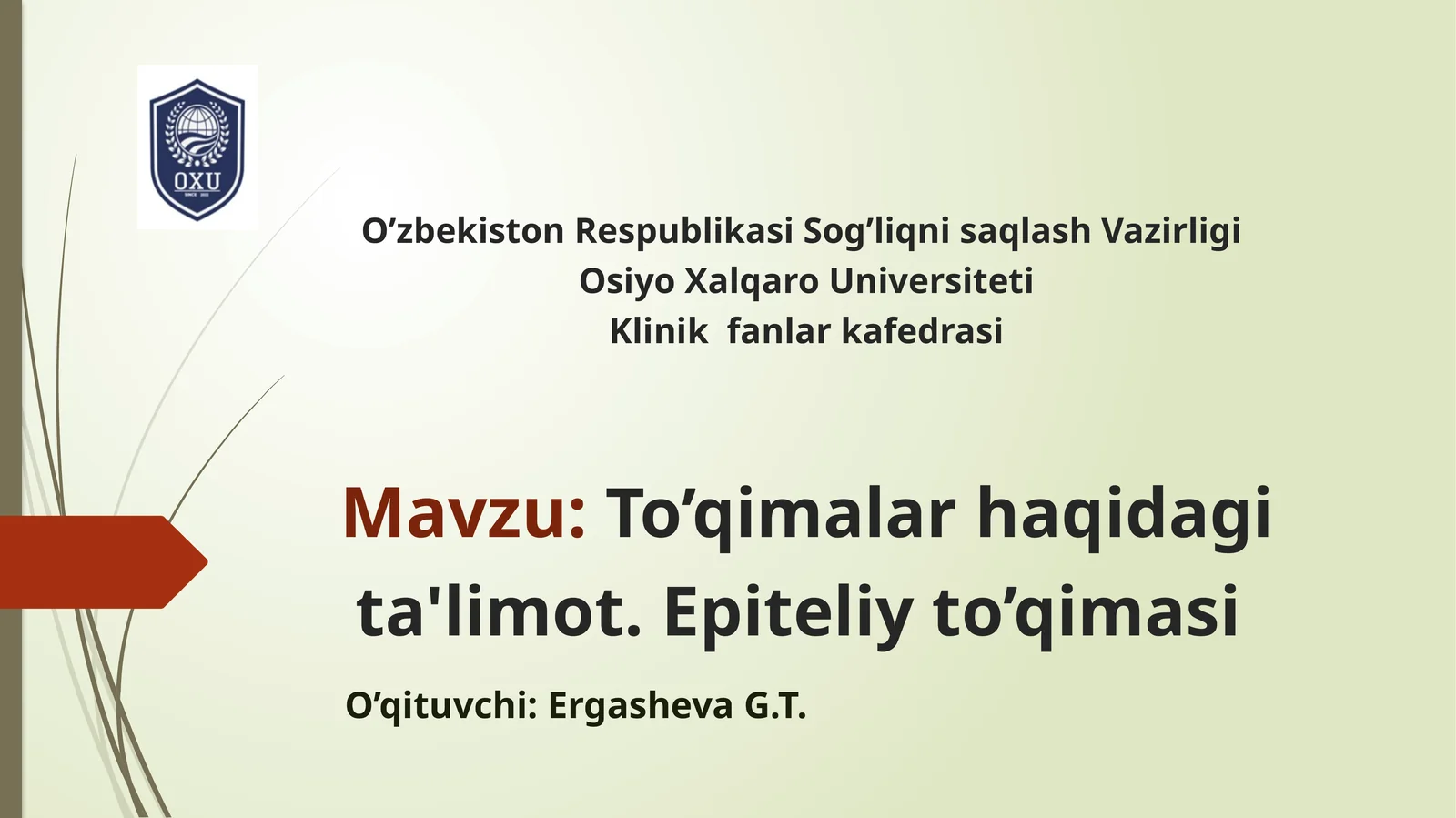 To’qimalar haqidagi ta'limot 1