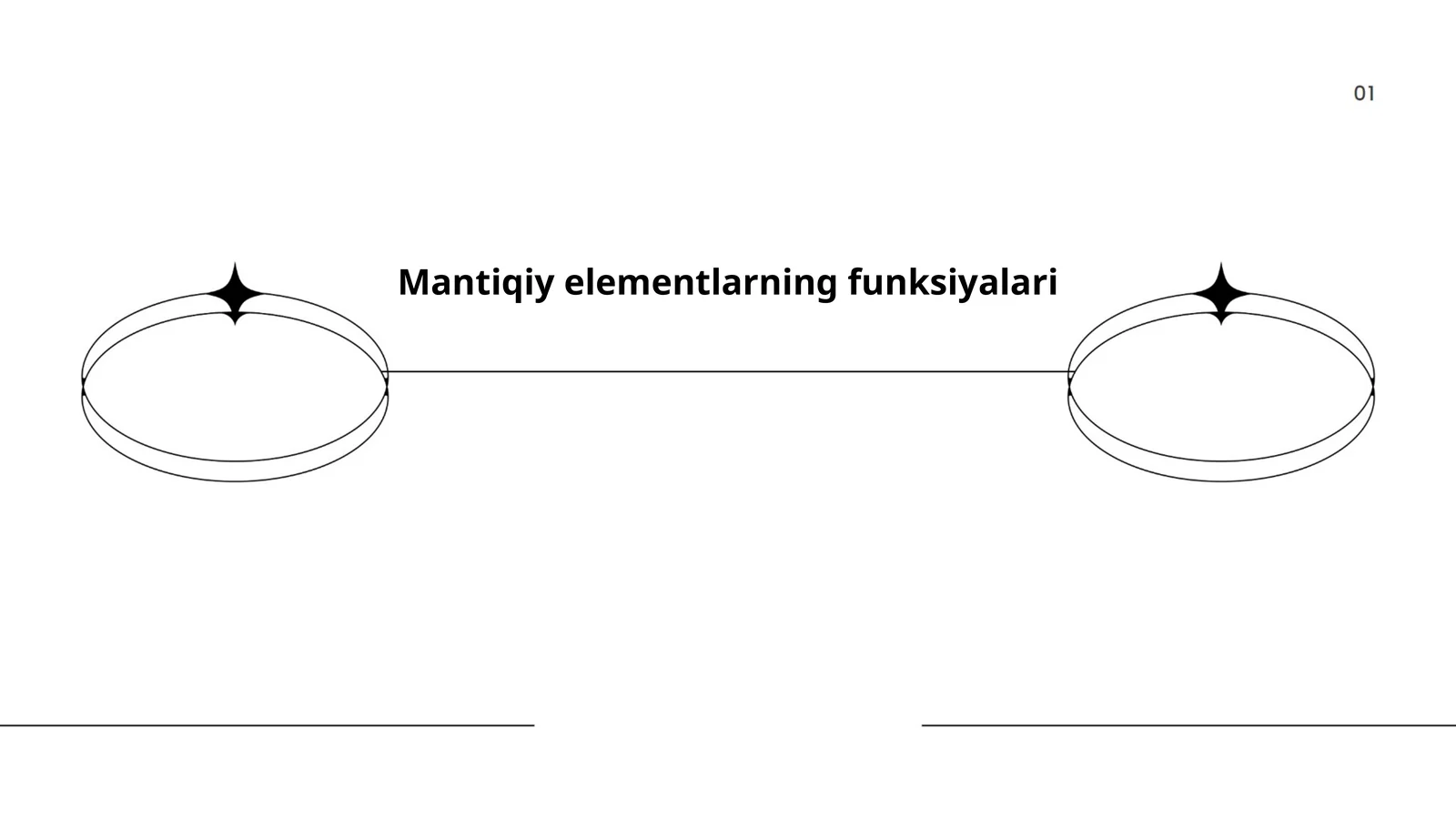 Mantiqiy elementlarning funksiyalari 1