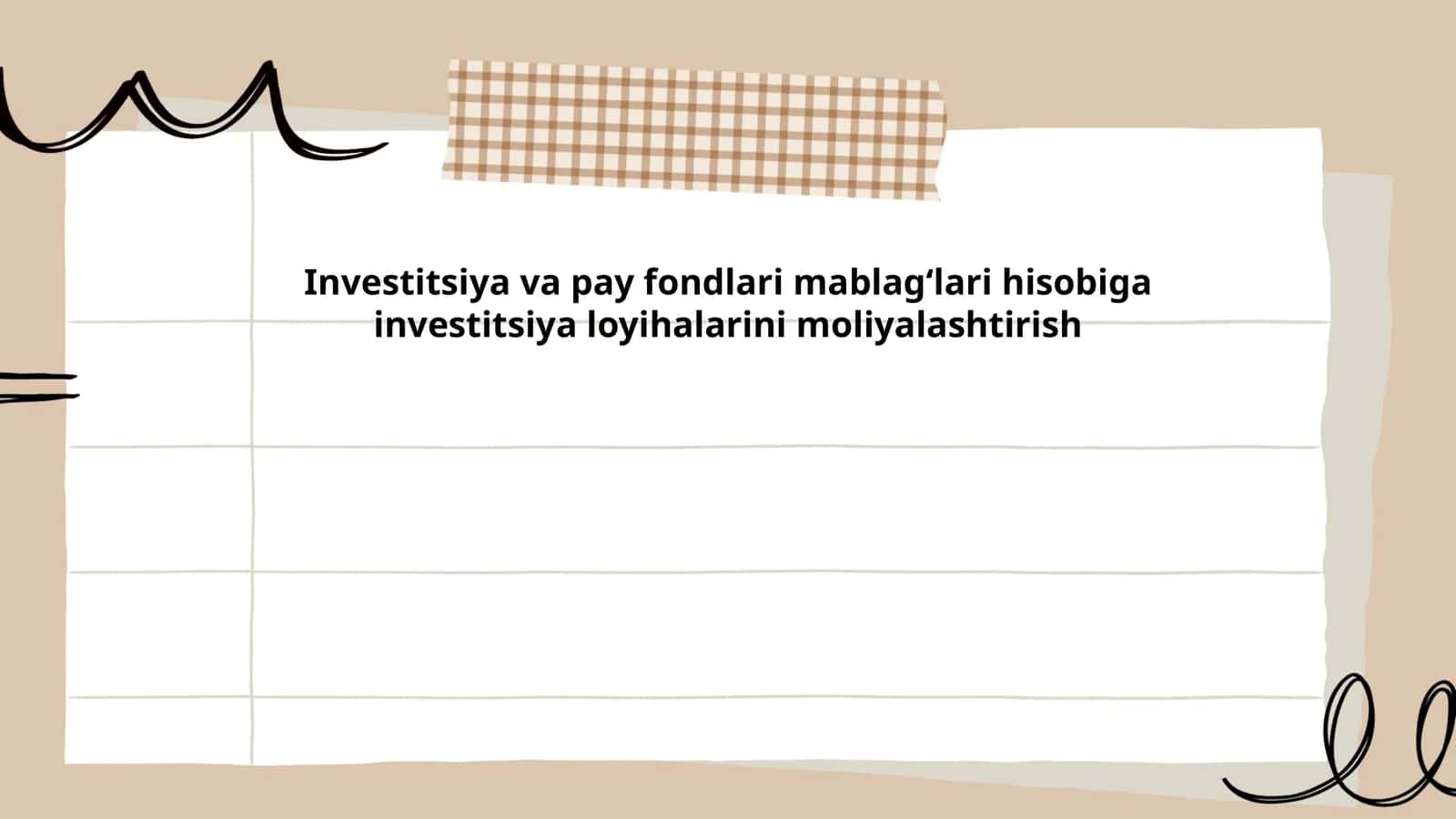 Investitsiya va pay fondlari mablagʻlari hisobiga investitsiya loyihalarini moliyalashtirish 1