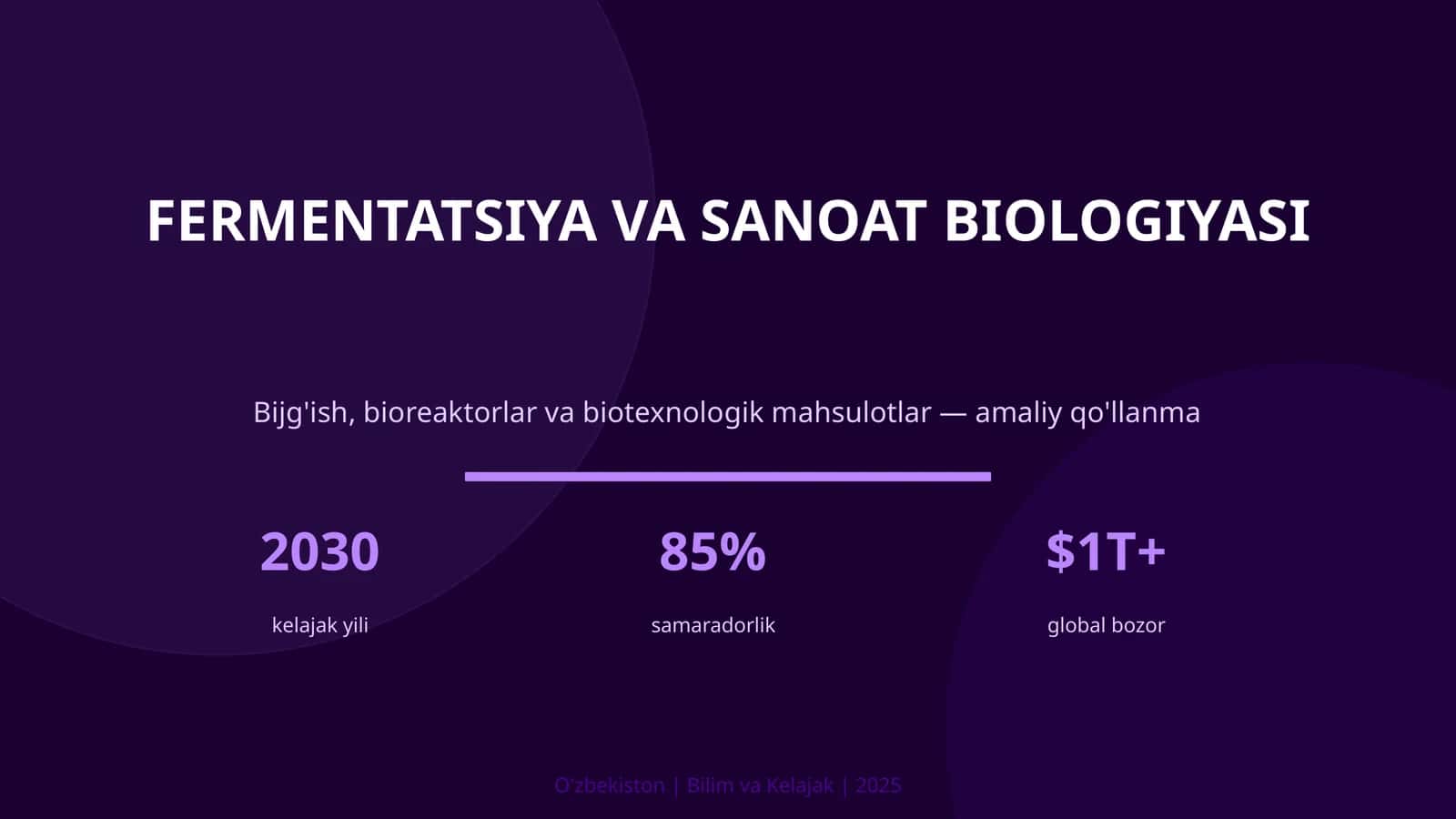 FERMENTATSIYA VA SANOAT BIOLOGIYASI 1