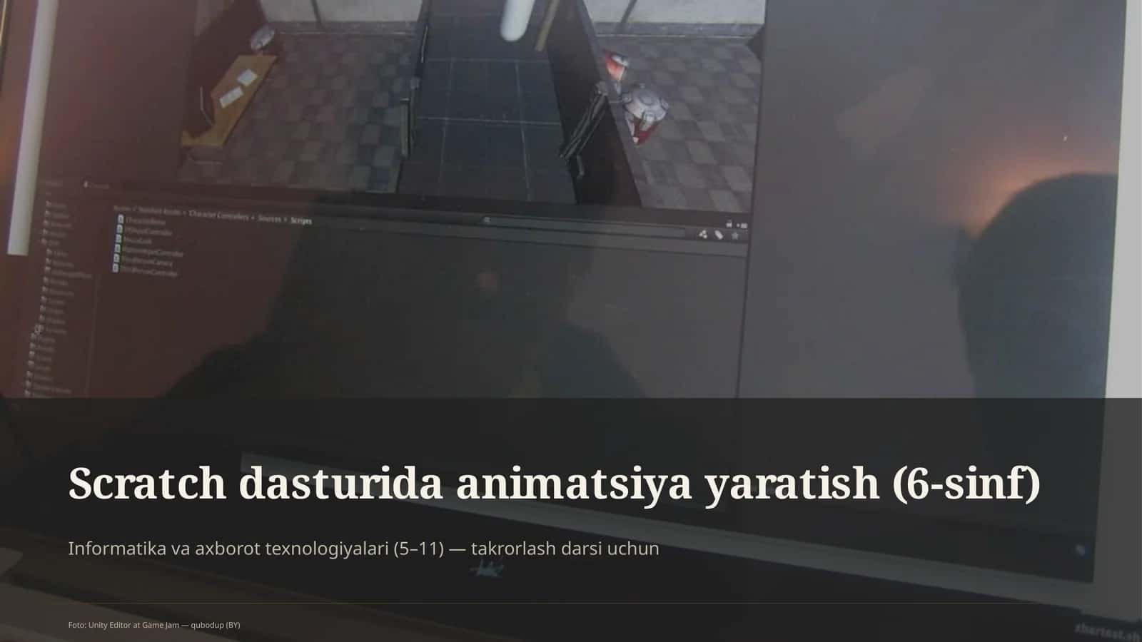 Scratch dasturida animatsiya yaratish (6-sinf) 1