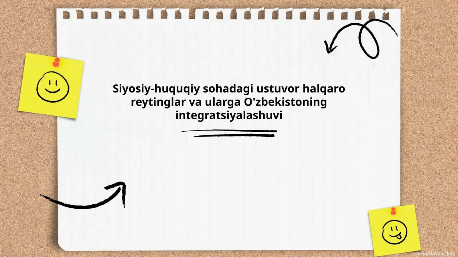 Siyosiy-huquqiy sohadagi ustuvor halqaro reytinglar va ularga O'zbekistoning integratsiyalashuvi 1