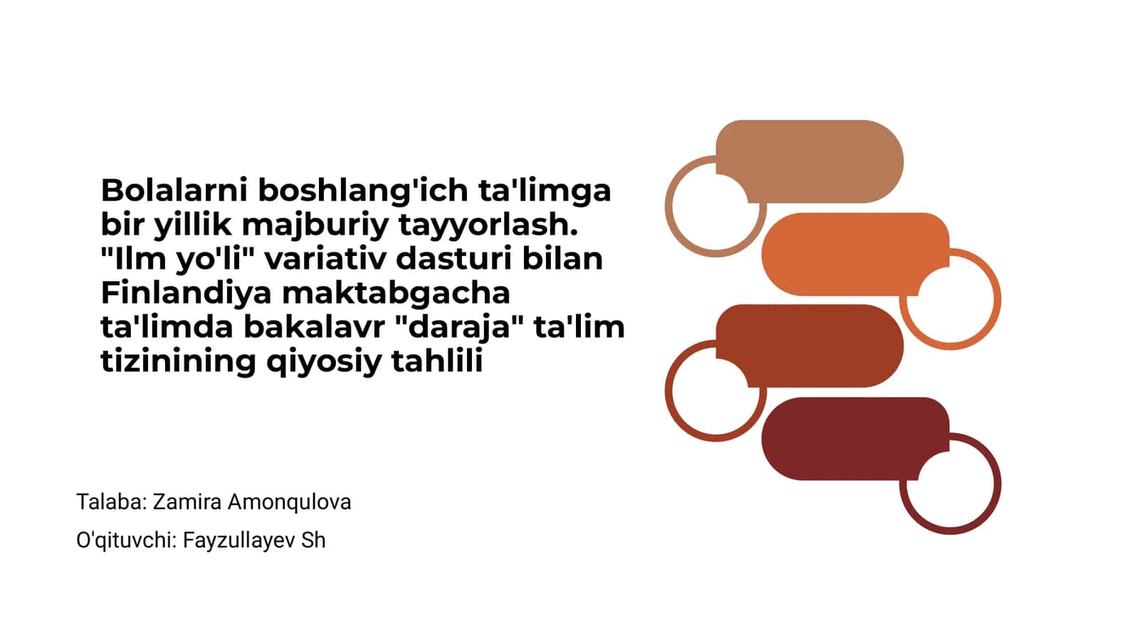 Boularlar boshlang'ich ta'limga bir yillik majburiy tayyorlash 1