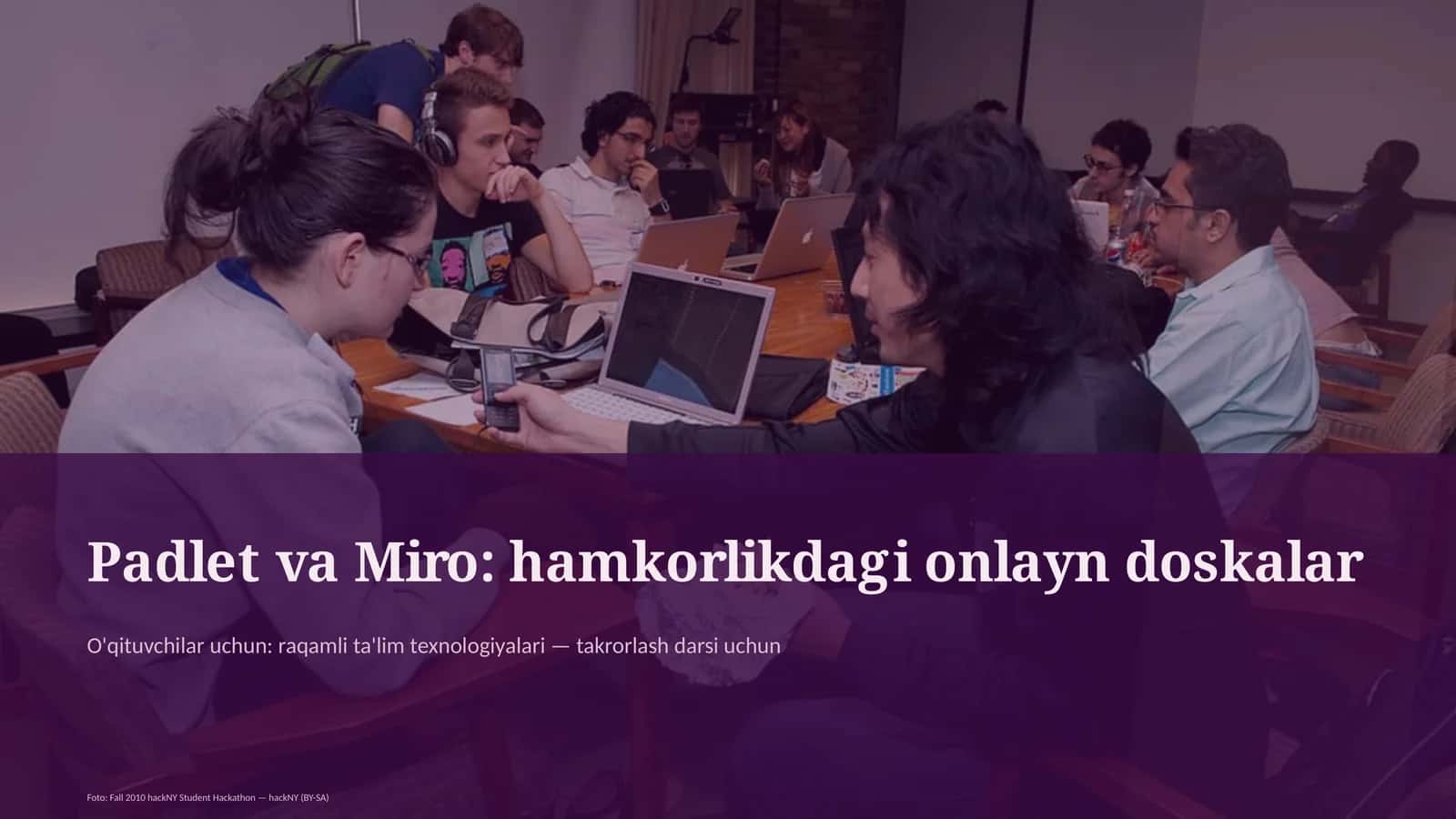 Padlet va Miro: hamkorlikdagi onlayn doskalar 1