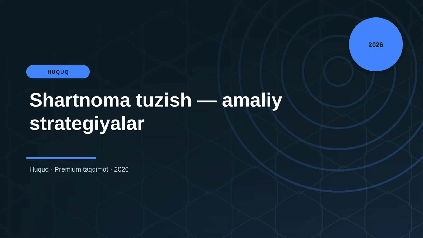 Shartnoma tuzish — amaliy strategiyalar 1