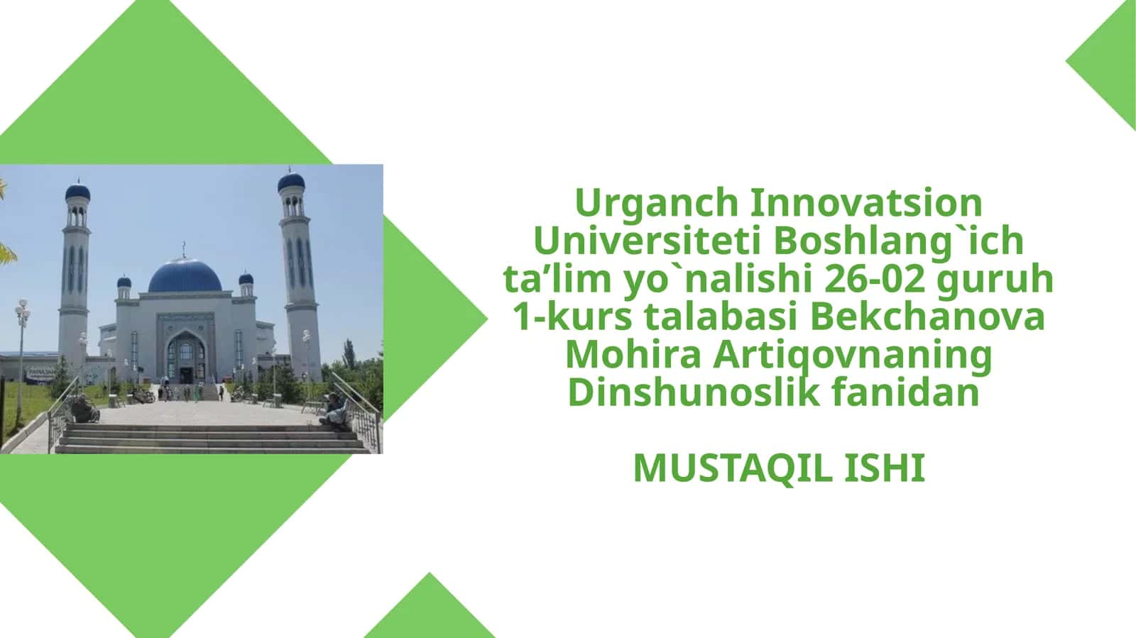 O‘zbekistonda konfessiyalararo diniy bag‘rikenglikning tarixiy tajribasi 1