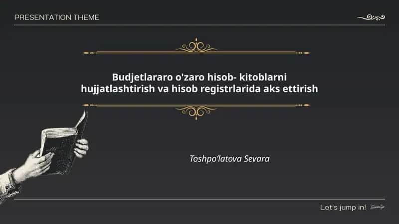 Budjetlararo o'zaro hisob-kitoblarning huquqiy asoslari 1