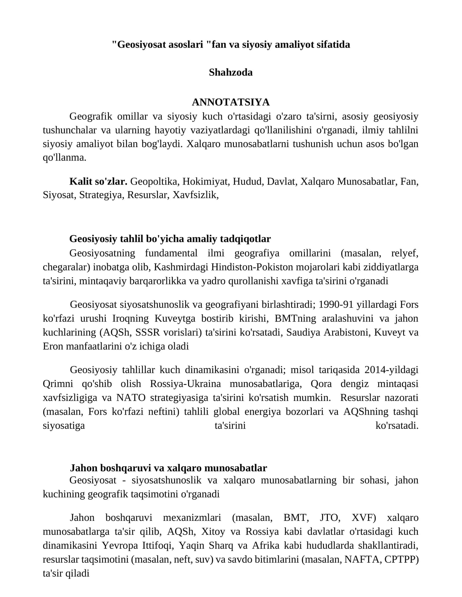 Geosiyosat asoslari 1