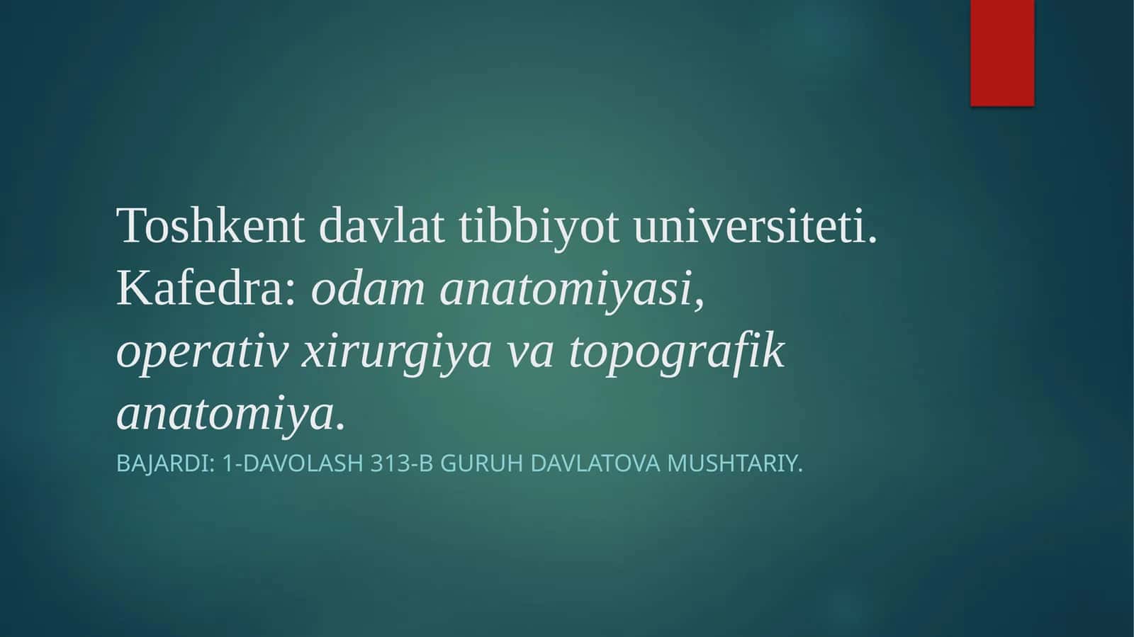 Semizlik xirurgiyasi-Bariatriya texnologiyalari 1