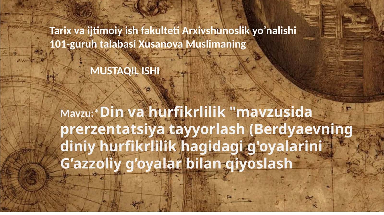 Berdyaev va diniy hurfikrlilik 1