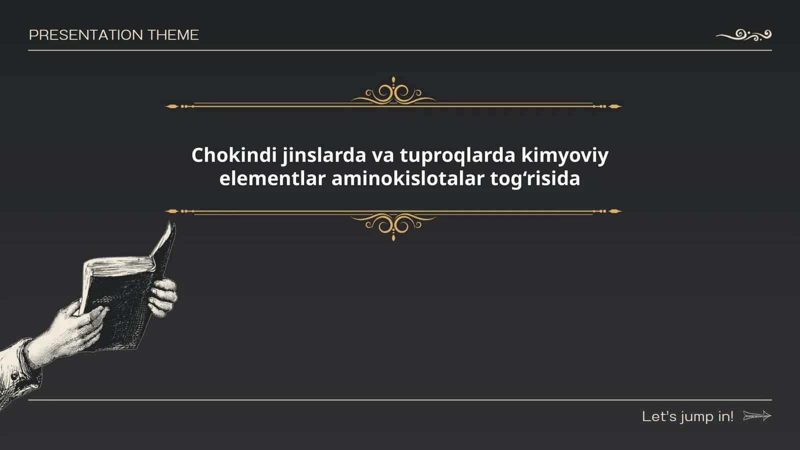 Chokindi jinslarda va tuproqlarda kimyoviy elementlar aminokislotalar tog‘risida 1
