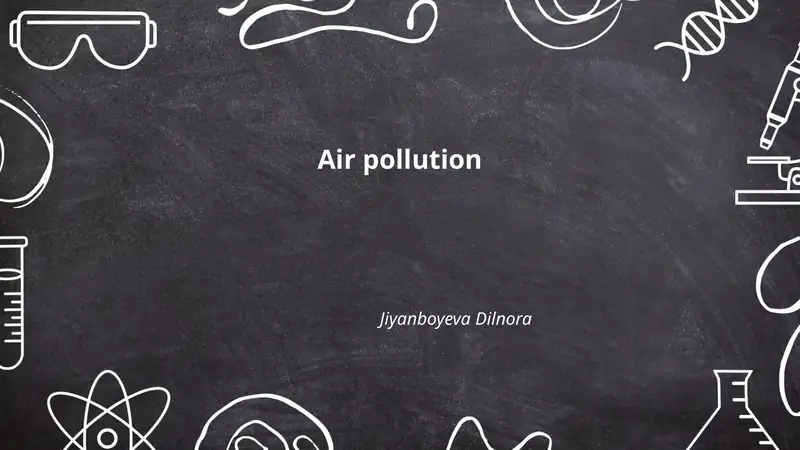 Air pollution 1