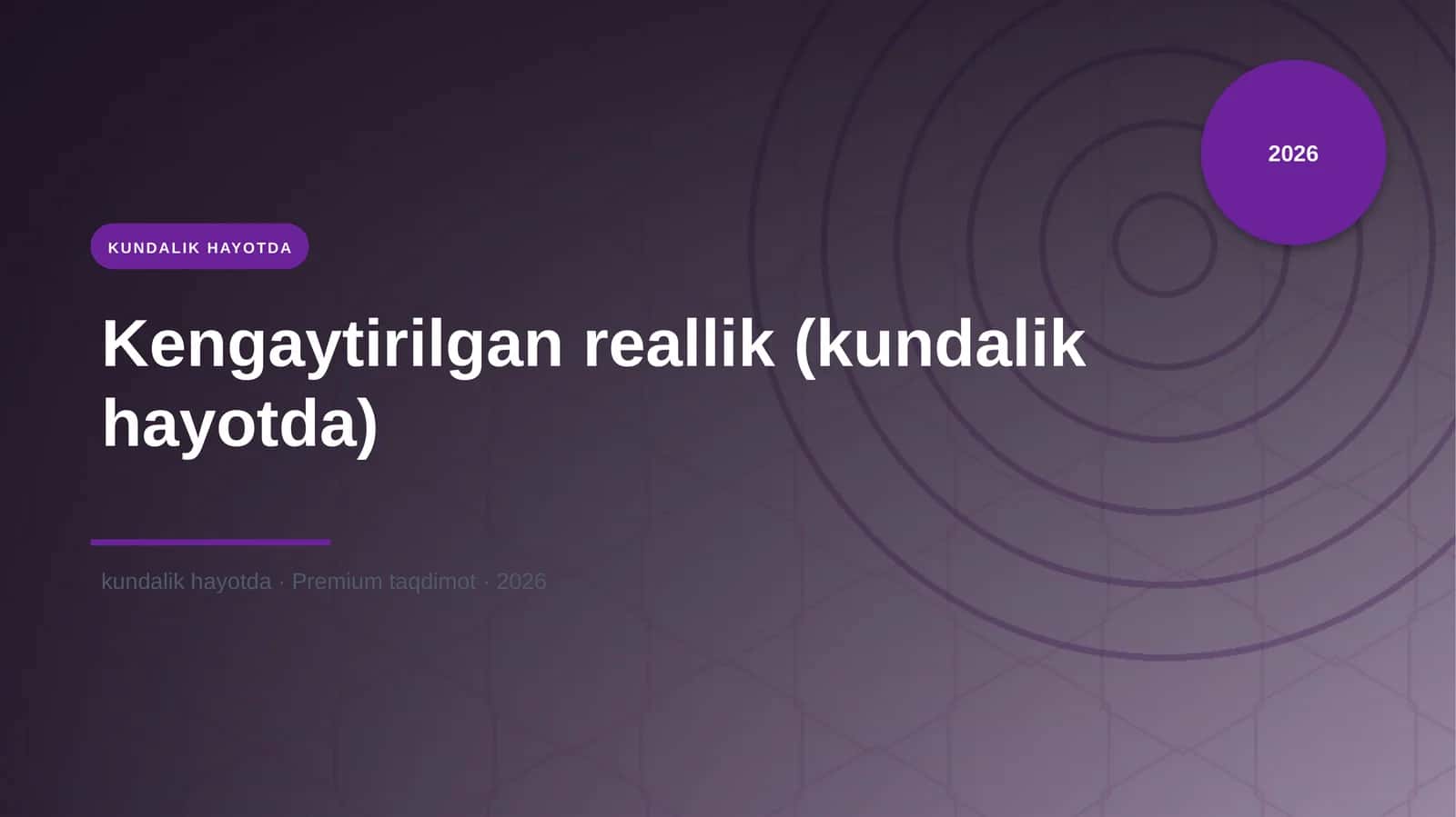 Kengaytirilgan reallik (kundalik hayotda) 1