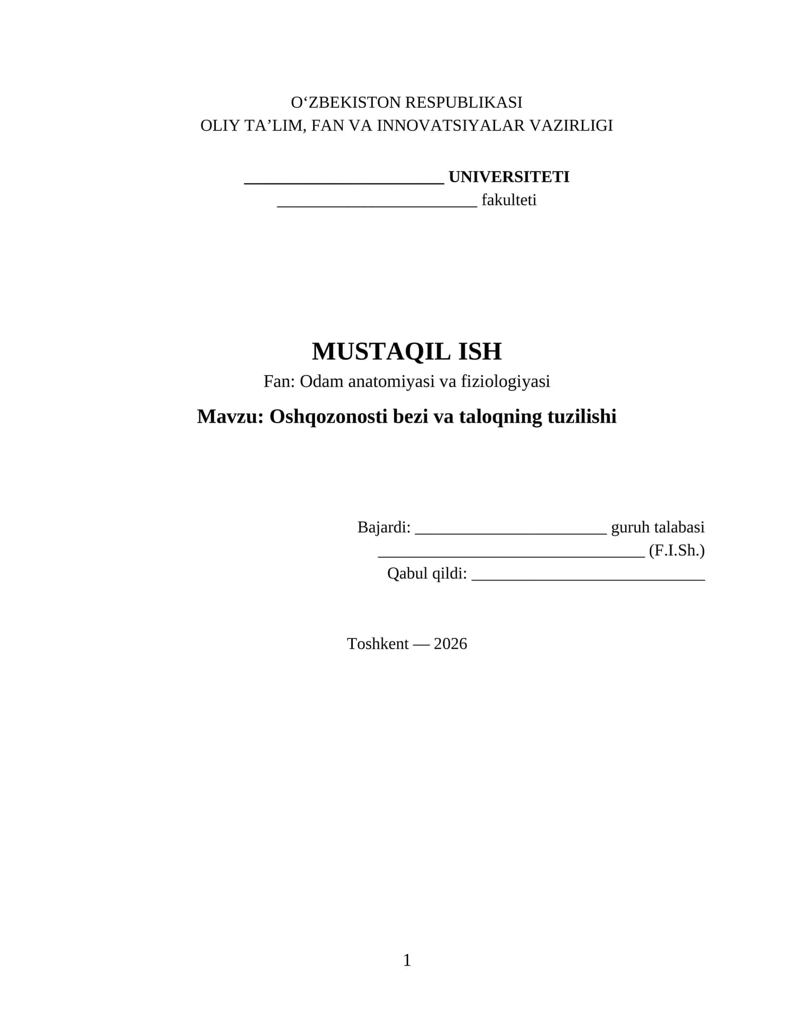 Oshqozonosti bezi va taloqning tuzilishi 1