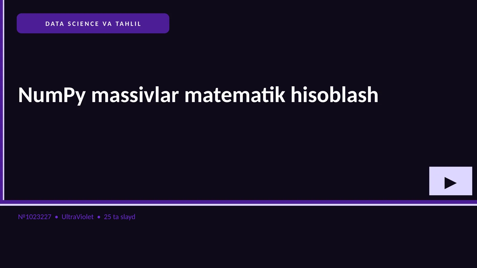 DATA SCIENCE VA TAHLIL 1