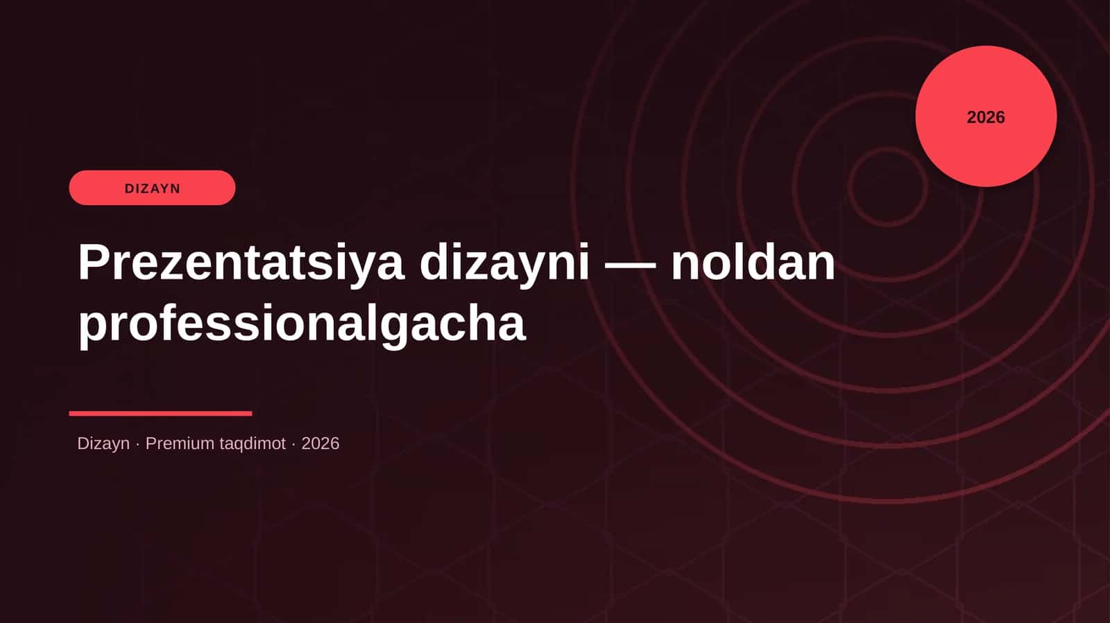 Prezentatsiya dizayni - noldan professionalgacha 1