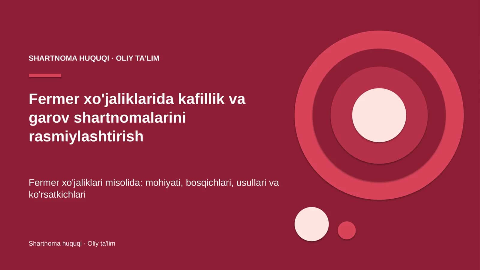 fermer xo'jaliklarida kafillik va garov shartnomalarini rasmiylashtirish 2741 1