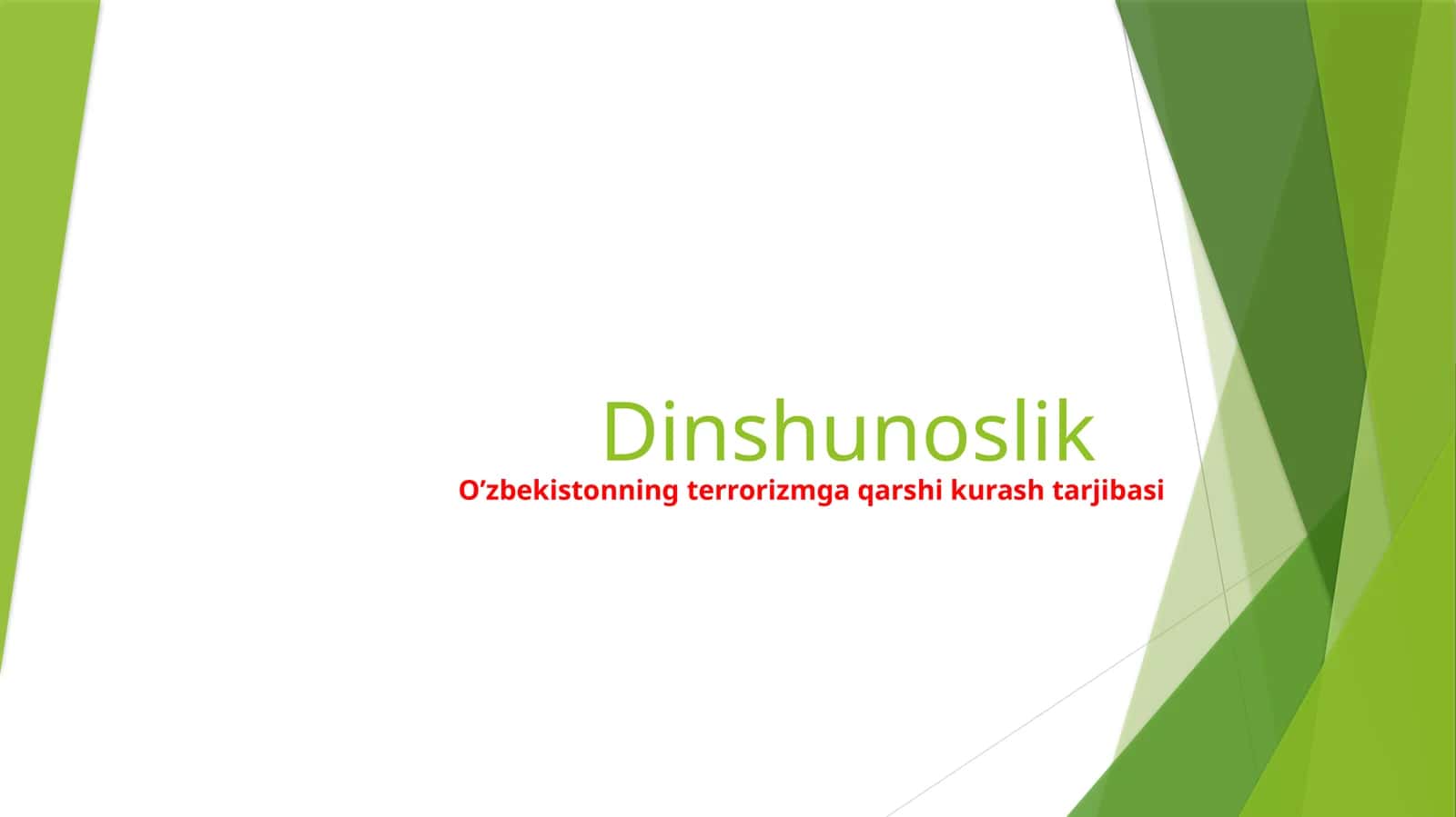 O’zbekistonning terrorizmga qarshi kurash tajribasi 1